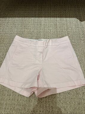 J. Crew Pale Pink Mid-Rise Cotton Shorts
